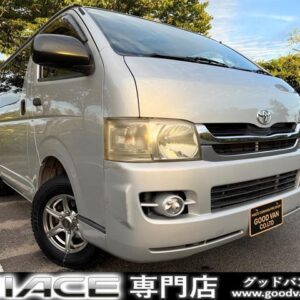 2007 Toyota Hiace Van silver diesel used car Japan export