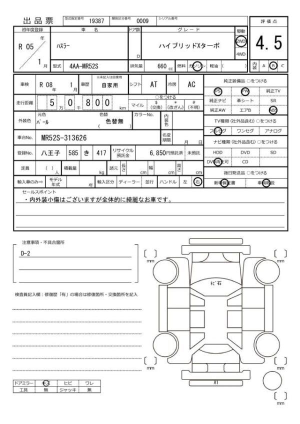 Ref:AUX-19672081 SUZUKI Hustle 2023 - Image 20