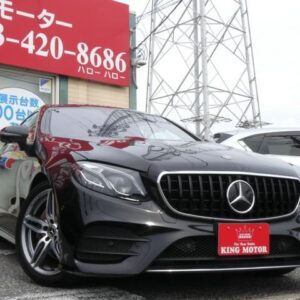 2018 Mercedes Benz E-Class black gasoline used car Japan export