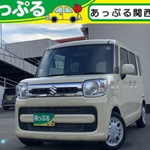 2019 Suzuki Spacia yellow hybrid used car Japan export