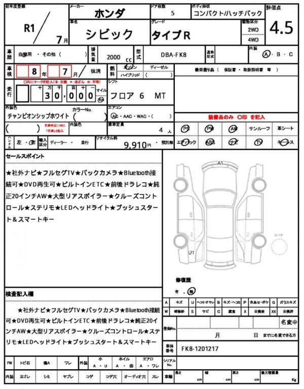 Ref:AUX-19674213 HONDA CIVIC 2019 - Image 21