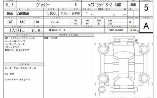 Ref:AUX-19680707 TOYOTA VOXY 2024 - Image 5