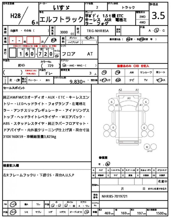 Ref:AUX-19680912 ISUZU ELF TRUCK 2016 - Image 21