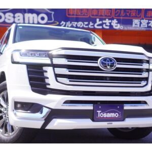 2023 Toyota Land Cruiser pearl gasoline used car Japan export