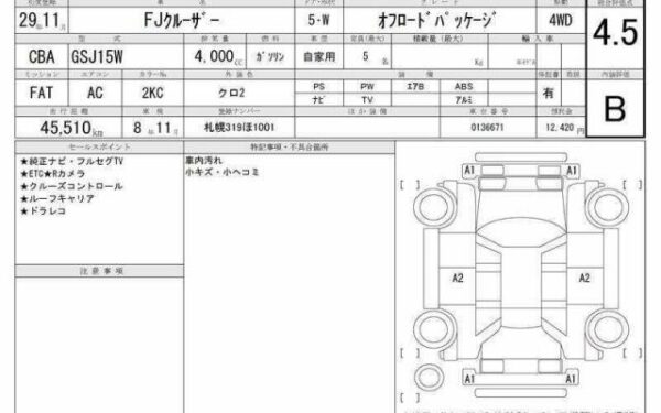 Ref:AUX-19696467 TOYOTA FJ CRUISER 2017 - Image 6