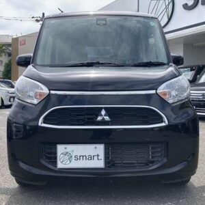 2017 Mitsubishi Ek Space black gasoline used car Japan export