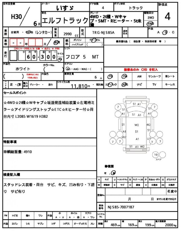 Ref:AUX-19712140 ISUZU ELF TRUCK 2018 - Image 21