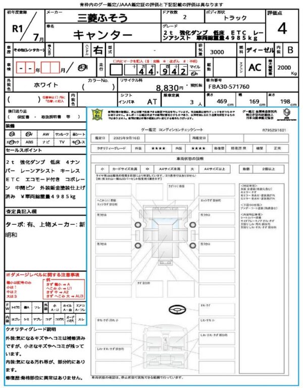 Ref:AUX-19719631 MITSUBISHI FUSO CANTER 2019 - Image 21