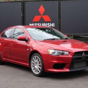 2009 Mitsubishi Lancer red gasoline used car Japan export