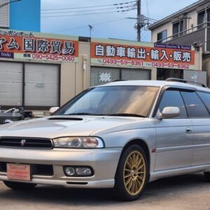 1997 Subaru Legacy Touring Wagon silver gasoline used car Japan export