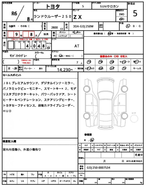 Ref:AUX-19724080 TOYOTA LAND CRUISER 250 2024 - Image 9