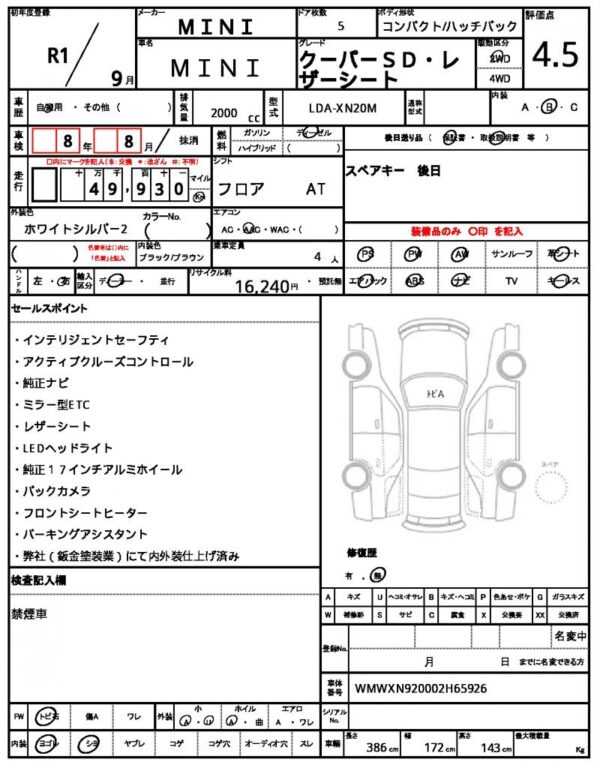 Ref:AUX-19743299 MINI MINI 2019 - Image 10