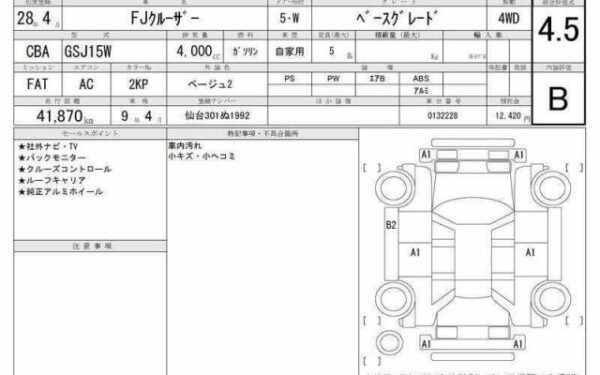 Ref:AUX-19743409 TOYOTA FJ CRUISER 2016 - Image 6