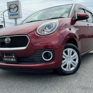 2018 Daihatsu Boon red gasoline used car Japan export