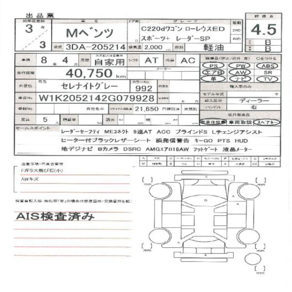 Ref:AUX-19762488 MERCEDES BENZ C-CLASS 2021 - Image 11