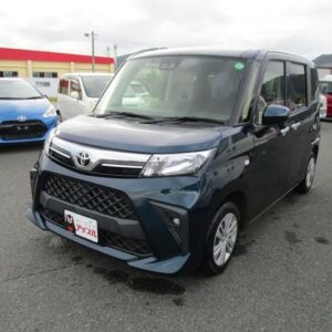 2021 Toyota Roomy blue gasoline used car Japan export