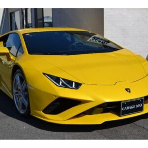 2021 Lamborghini Huracan yellow gasoline used car Japan export