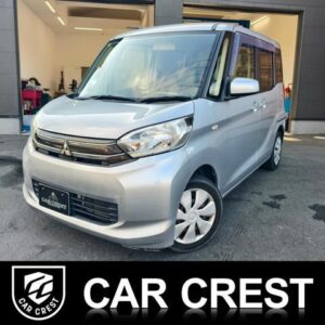 2014 Mitsubishi Ek Space silver gasoline used car Japan export