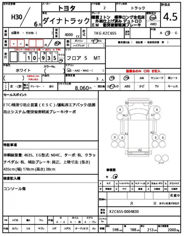 Ref:AUX-19814058 TOYOTA DYNA TRUCK 2018 - Image 21