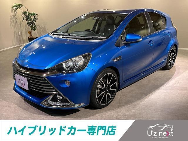 Ref:AUX-19816046 TOYOTA AQUA 2016 1 2016 Toyota Aqua blue hybrid used car Japan export