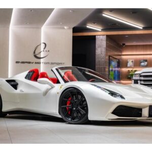 2017 Ferrari 488 Spider pearl gasoline used car Japan export