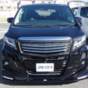 2015 Toyota Alphard G black gasoline used car Japan export