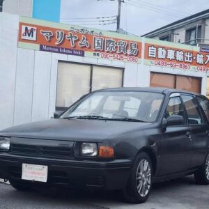1992 Nissan Ad Van black diesel used car Japan export