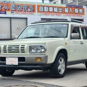 1996 Nissan Rasheen green gasoline used car Japan export
