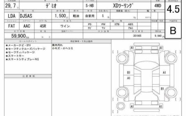 Ref:AUX-19885772 MAZDA DEMIO 2017 - Image 6
