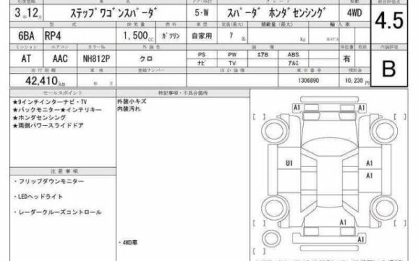 Ref:AUX-19897426 HONDA STEPWAGON SPADA 2021 - Image 6