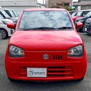 2015 Suzuki Alto red gasoline used car Japan export