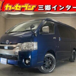 2021 Toyota Hiace Wagon blue gasoline used car Japan export