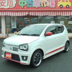 2017 Suzuki Alto white gasoline used car Japan export