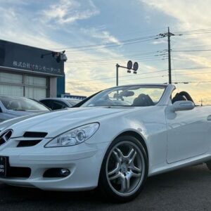 2007 Mercedes Benz Slk white gasoline used car Japan export