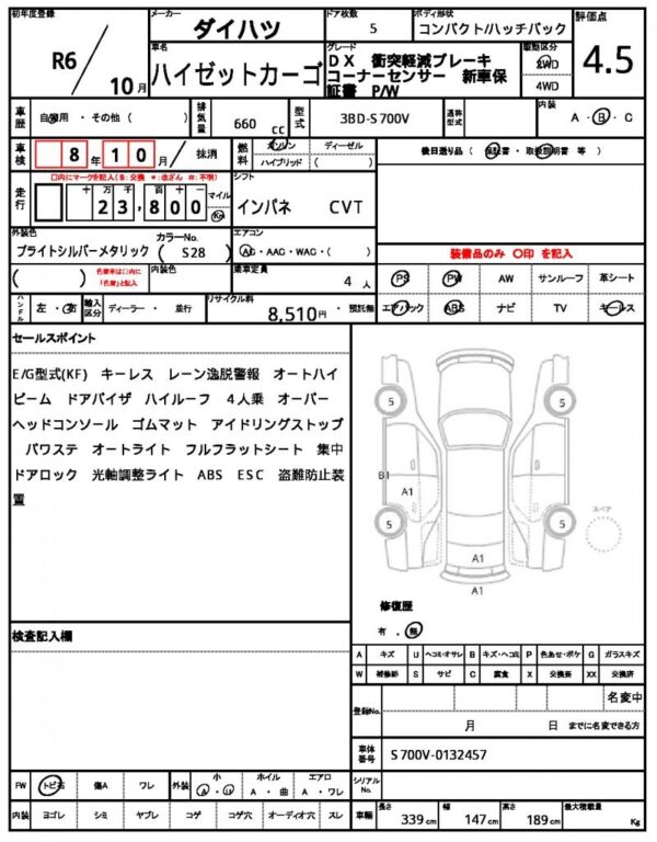 Ref:AUX-19927097 DAIHATSU HIJET CARGO 2024 - Image 21