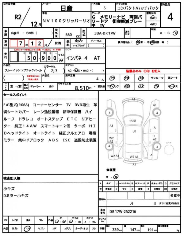 Ref:AUX-19927098 NISSAN NV100CLIPPER RIO 2020 - Image 21