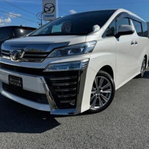 2018 Toyota Vellfire pearl gasoline used car Japan export
