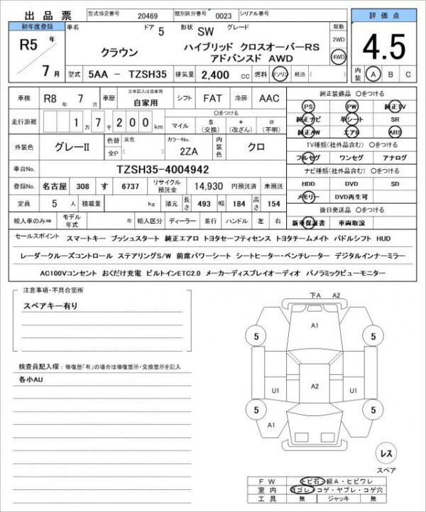 Ref:AUX-19965035 TOYOTA CROWN CROSSOVER 2023 - Image 21