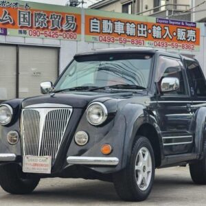 1998 Mitsubishi Pajero Jr black gasoline used car Japan export