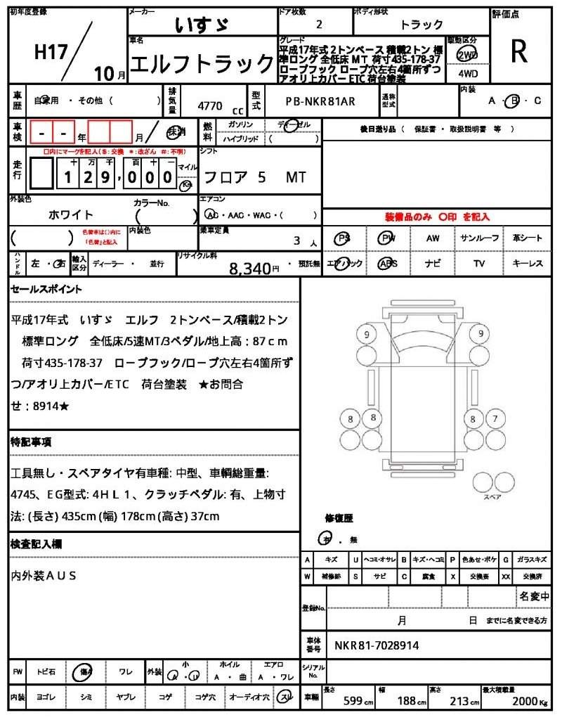 Ref:AUX-20008635 ISUZU ELF TRUCK 2005 - Image 21