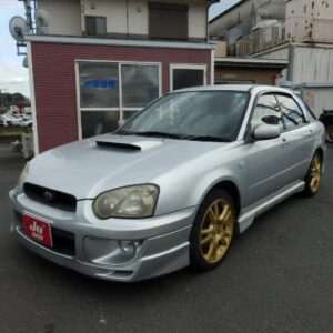 2003 Subaru Impreza Sports Wagon silver gasoline used car Japan export
