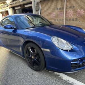 2007 Porsche Cayman blue gasoline used car Japan export