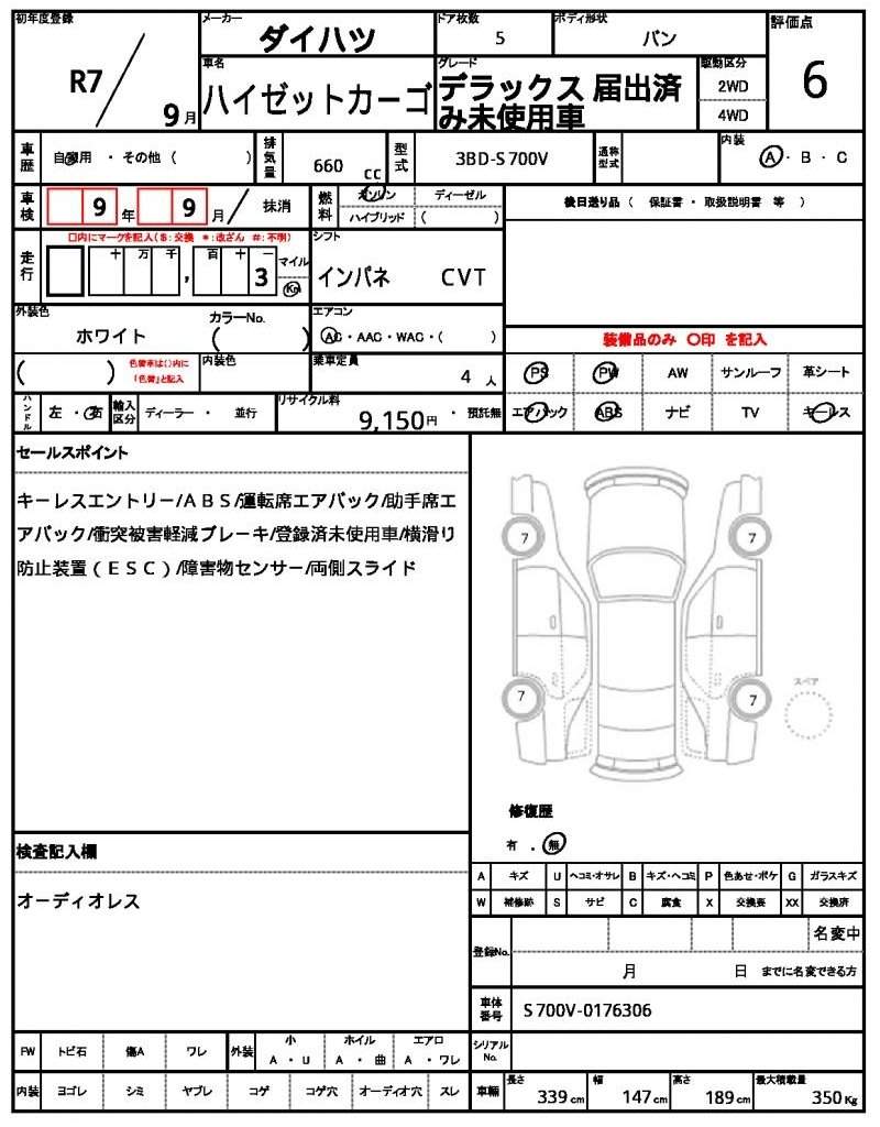 Ref:AUX-20022577 DAIHATSU HIJET CARGO 2025 - Image 18