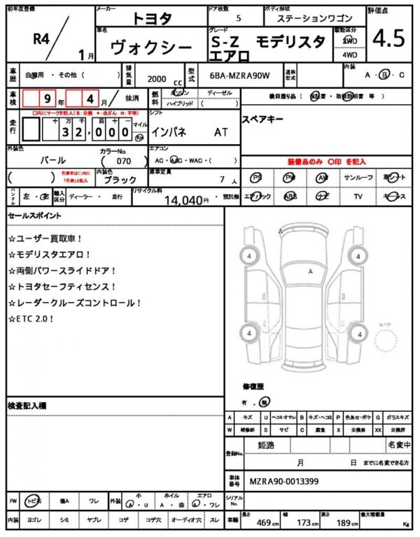 Ref:AUX-20039994 TOYOTA VOXY 2022 - Image 21