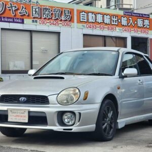 2000 Subaru Impreza Sports Wagon silver gasoline used car Japan export