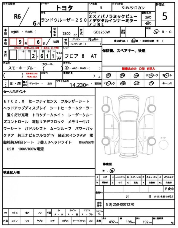 Ref:AUX-20066904 TOYOTA LAND CRUISER 250 2024 - Image 21