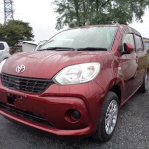 2016 Toyota Passo red gasoline used car Japan export