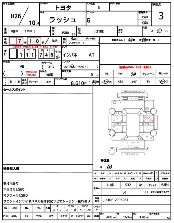 Ref:AUX-20077603 TOYOTA RUSH 2014 - Image 21