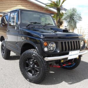1998 Suzuki Jimny black gasoline used car Japan export