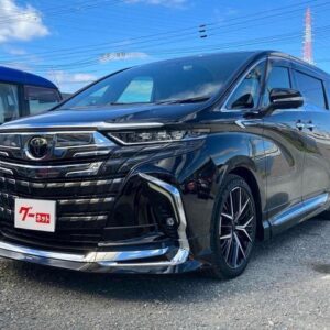 2024 Toyota Alphard black gasoline used car Japan export